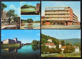 Kb. 200 db MODERN színes magyar város képeslap / Cca. 200 modern coloured Hungarian town-view postcards