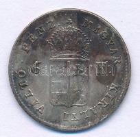 1849NB 6kr Ag T:F patina Adamo B3