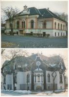 Budapest VIII. Józsefváros, 110 éves Tisztviselőtelep egykor és ma - 12 db modern képeslap tokban