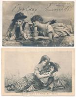 Fedák Sári: János Vitéz - 12 db RÉGI képeslap / 12 pre-1945 postcards