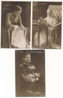 A román uralkodói család - 7 db régi képeslap / The Romanian Roayl family - 7 pre-1945 postcards: Pr...