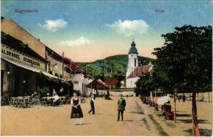 1922 Nagymaros, Fő tér, Waldvogel cukrászda, étterem