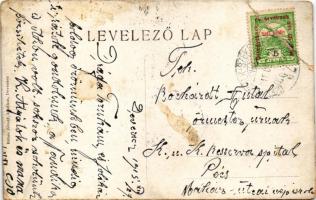 1915 Devecser, Kossuth utca, Böhm József üzlete és saját kiadása (EB)