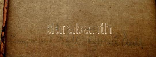 Bosznay István (1868-1944): Tavasz, 1921. Olaj, vászon, jelezve jobbra lent, hátoldalán Bosznay Istv...