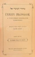 Ünnepi imádságok a templomban használatos sorrendben. Magyar fordítással ellátta Schön József. 1-4. ...