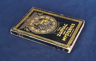 Seward, A[lfred] F[rancis]:  The Zodiac and its Mysteries. A Study of Planetary Influences Uopn the Physical, Mental and Moral Nature of Mankind.  Chicago, 1923. A. F. Seward &amp; Co. 182 + [74] p. + 3 t. (2 kétoldalas).  Alfred Francis Seward (1877-1965) amerikai asztrológus, horoszkópkészítő, okkult író és vállalkozó számos ezoterikus tanácsadójának egyike, oldalszámozáson belül egész oldalas illusztrációkkal díszítve. A kötet a 12 születési csillagjegy emberi jellemre való hatását vizsgálja. Az egyes fejezetek előbb a jegy alatt születettek általános emberi karakterét vizsgálja, majd a munka világában való helytállását, születendő gyermekeinek jellemét, az adott jegyben született nők általános morális karakterét, házassági esélyeit és betegségekre való hajlamát. Nem lenne tőrőlmetszett amerikai munka Seward asztrológus kötete, ha nem térne ki az üzleti életben és a befektetésekben való előmenetel, siker asztrológiai részleteire. A munka első kiadása 1909-ben jelent meg, példányunk az újrarajzolt borítójú javított kiadásból származik. A címoldal előtti táblák fotóanyagán a szerző vállalkozásának nagy pillanatai, a kötet végi számozatlan oldalakon kapcsolódó képes hirdetések.  Fűzve, színes, illusztrált, enyhén sérült kiadói borítóban. Jó példány.