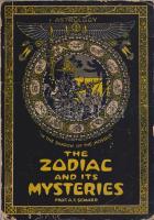 Seward, A[lfred] F[rancis]:

The Zodiac and its Mysteries. A Study of Planetary Influences Uopn th...