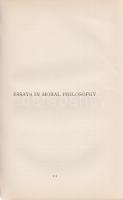 Wallace, William:

Lectures and Essays on Natural Theology and Ethics. Edited, with a Biographical...