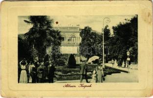 1911 Abbazia, Opatija; Kurpark / spa park. W.L. Bp. 3791. 1910/13. (EB)