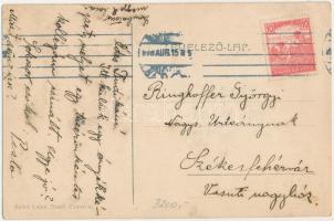 1918 Rátétes művészlap katona portréval. Kiadja Bálint Lajos (fl)