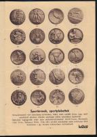 cca 1930 Ludvig éremkészítő mester képes termékkatalógus 8 p