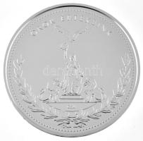 Csontos Attila DN "Örök értékeink / Himnusz" aranyozott, ezüstözött fém emlékérem kapszulá...