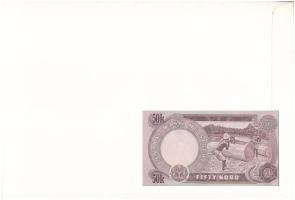 Nigéria 1973-1978. 50K felbélyegzett borítékban, bélyegzéssel T:UNC Nigeria 1973-1978. 50 Kobo in en...