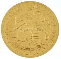 DN "A legértékesebb magyar érmék - I. Lipót tízszeres aranydukátjának replikája" aranyozot...