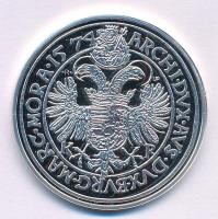 DN "A magyar címer kialakulásának történelme pénzérméken - I. Miksa tallér 1574" ezüstözöt...