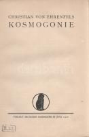 Ehrenfels, Christian von: Kosmogonie.
Jena, 1916. Verlegt bei Eugen Diederichs (Gedruckt in der Buc...
