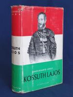 Kerékgyártó János: Kossuth Lajos. Budapest, [1947]. Athenaeum (ny.) 479 + [1] p. Egyetlen kiadás. A forradalom és szabadságharc százéves évfordulója alkalmából kiadott, alapos forrástanulmányok alapján írt regényes Kossuth-életrajz Kerékgyártó János újságíró (1869-1951) tollából. Aranyozott gerincű kiadói félvászon kötésben, eredeti, színes, illusztrált, enyhén sérült védőborítóban. Szép példány.