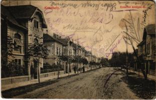 1912 Keszthely, Erzsébet királyné út, Országos Izraelita (zsidó) Tanítóegyesület üdülőháza. Sujánszky József kiadása (kopott sarkak / worn corners)