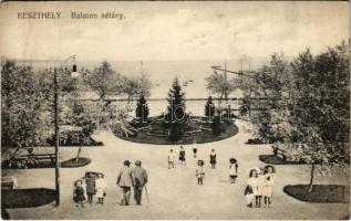 1918 Keszthely, Balaton sétány. Gál Testvérek kiadása (fl)