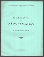 1907 Erdély-Délvidéki Vasút Részvénytársaság II. évi jelentés és zárszámadás az 1906-iki üzletévről