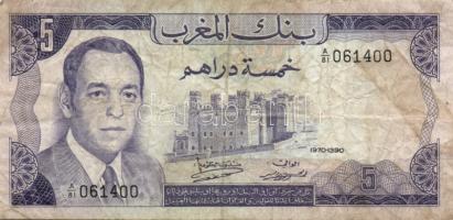 Marokkó 1970-85. 5D, 10D (2x) klf évszámmal T:III