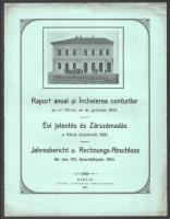 1911 Szebeni Armonia Bank évi jelentés és zárszámadás a VII-ik üzletévről 1910