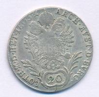 Ausztria 1803F 20kr Ag "I. Ferenc" Hall T:F karcok
Austria 1803F 20 Kreuzer Ag "Fran...