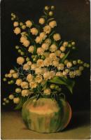 1916 Flowers. W.N. Pastell No. 597. (EK)