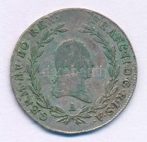 Ausztria 1803A 20kr Ag I. Ferenc T:VF patina Austria 1803A 20 Kreuzer Ag Franz I C:VF patina Krause KM#2139