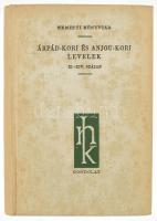 Árpád-kori és Anjou-kori levelek. XI-XIV. század. Sajtó alá rendezte: Makkai László és Mezey László. Nemzeti Könyvtár. Bp., 1960, Gondolat. Kiadói egészvászon-kötés, foltos borítóval. Megjelent 3000 példányban.