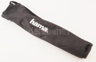 HAMA professzionálos kameraállvány, vízszintezővel. Tokjában