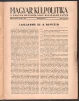 1932 Magyar Külpolitika c. újság - A Magyar Revíziós Liga hivatalos lapja XIII. évf 7. száma