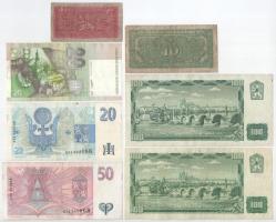 Csehszlovákia 1945. 5K + 10K + 1961. 100K (2xklf) + Csehország 1994. 20K + 1997. 50K + Szlovákia 199...