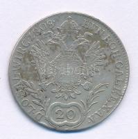Ausztria 1808A 20kr Ag "I. Ferenc" T:VF patina
Austria 1808A 20 Kreuzer Ag "Franz I&...