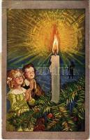 1922 Christmas greeting art postcard. M. Munk Nr. 936. s: Streyl (EB)