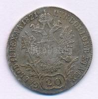 Ausztria 1821C 20kr Ag "I. Ferenc" T:VF patina
Austria 1821C 20 Kreuzer Ag "Franz I&...