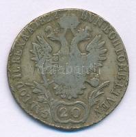 Ausztria 1822C 20kr Ag "I. Ferenc" T:F patina
Austria 1822C 20 Kreuzer Ag "Franz I&q...