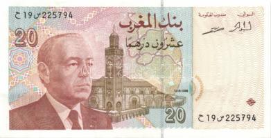 Marokkó 1996. 20D (2x) egymásutáni sorszámmal T:II