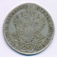 Ausztria 1822A 20kr Ag "I. Ferenc" T:VF,F patina
Austria 1822A 20 Kreuzer Ag "Franz ...