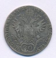 Ausztria 1828A 20kr Ag "I. Ferenc" T:F patina
Austria 1828A 20 Kreuzer Ag "Franz I&q...