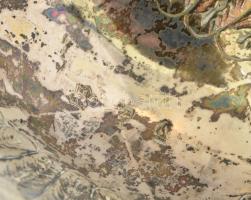 Ezüst (Ag) aufsatz. Domborított, pereménél áttört szalagminta zárja. Két oldalán domborított férfi p...