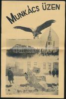 1939 Munkács üzen. Cseh és ukrán támadás város ellen 6 oldalas nyomtatvány, képes borítóval