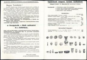 1940 Magyarok világnaptára reklám nyomtatvány 4 p. + , cca 1940 Magyar testvéreink! Korondi székelye...