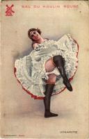 Dynamite. Bal du Moulin Rouge / Lady art postcard. H. Chachoin (EK)