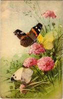 Butterflies and flowers s: C. Klein (EK)