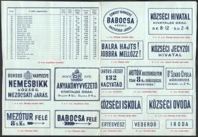 cca 1910 Steiner Ármin és Ferenc ércárú gyárosok reklám nyomtatvány utcanévtáblák képeivel. 4 p