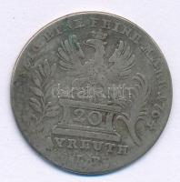 Német Államok / Brandenburg-Bayreuth 1764CLR 20kr Ag "Frigyes Krisztián" T:F patina German...