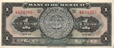 Mexikó 1948-67. 1P (4x) 3klf évszámmal T:II,III