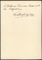 II. Rákóczi Ferenc lovas szobra Szegeden. Ifj. Vastagh György (1868-1946) szobra, hátulján a szobrás...
