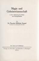 Danzel, Theodor-Wilhelm: Magie und Geheimwissenschaft in Ihrer Bedeutung für Kultur und Kulturgeschi...